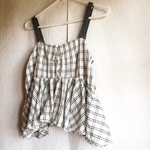 Free People Plaid Lolas Tank